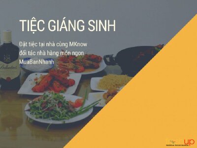 Đặt đồ ăn tổ chức tiệc Giáng sinh tại nhà TPHCM