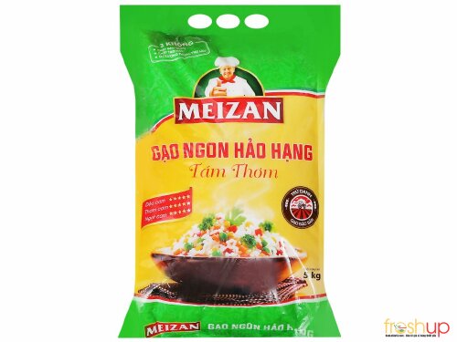 Gạo Tám thơm Meizan túi 5kg