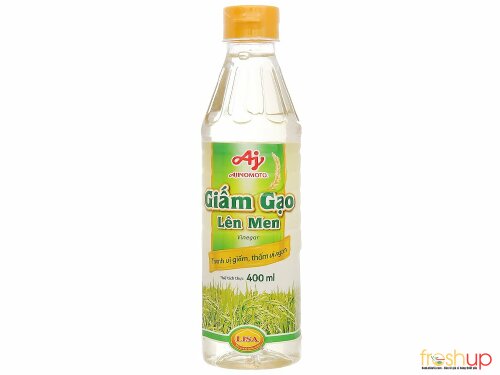 Giấm gạo lên men Ajinomoto chai 400ml