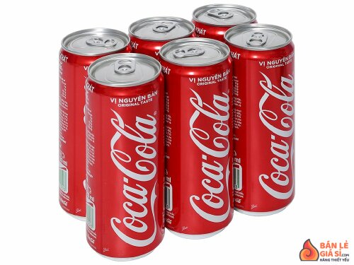 6 lon nước ngọt Coca Cola 320ml