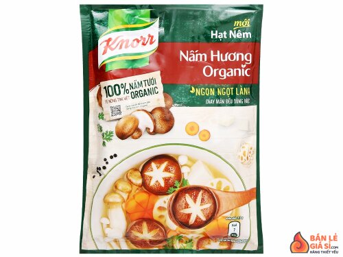 Hạt nêm nấm hương organic Knorr gói 170g