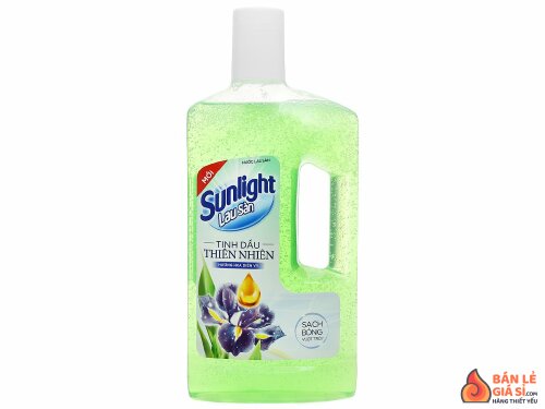 Nước lau sàn nhà Sunlight hương hoa diên vỹ chai 1kg