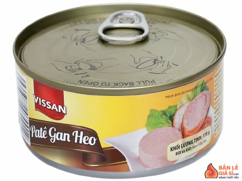 Pate gan đóng hộp Vissan gói 170g