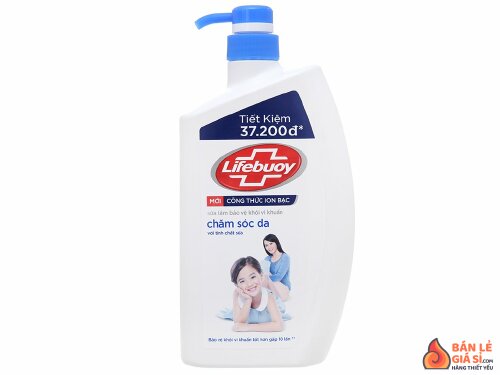 Sữa tắm bảo vệ khỏi vi khuẩn Lifebuoy chăm sóc da 833ml