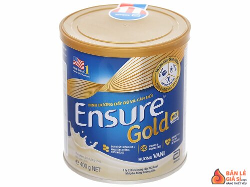 Sữa bột Ensure Gold vani lon 400g