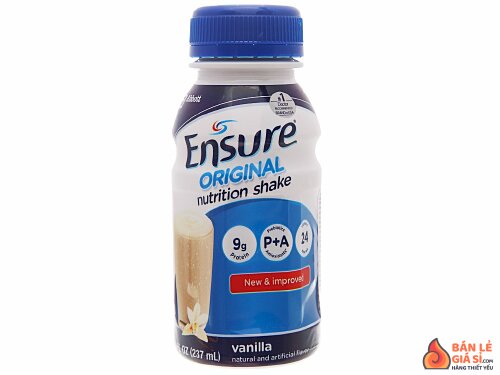 Sữa bột pha sẵn Ensure Original vani chai 237ml