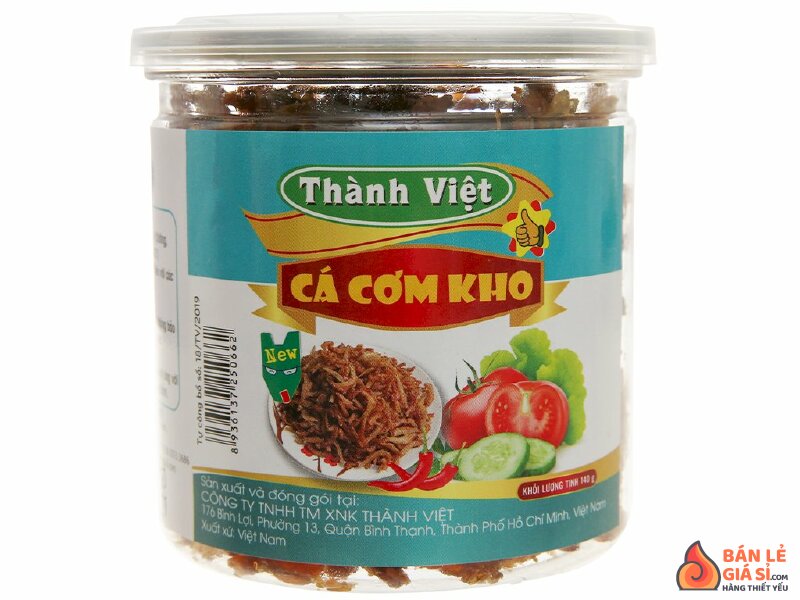 Cá cơm kho Thành Việt hũ 140g