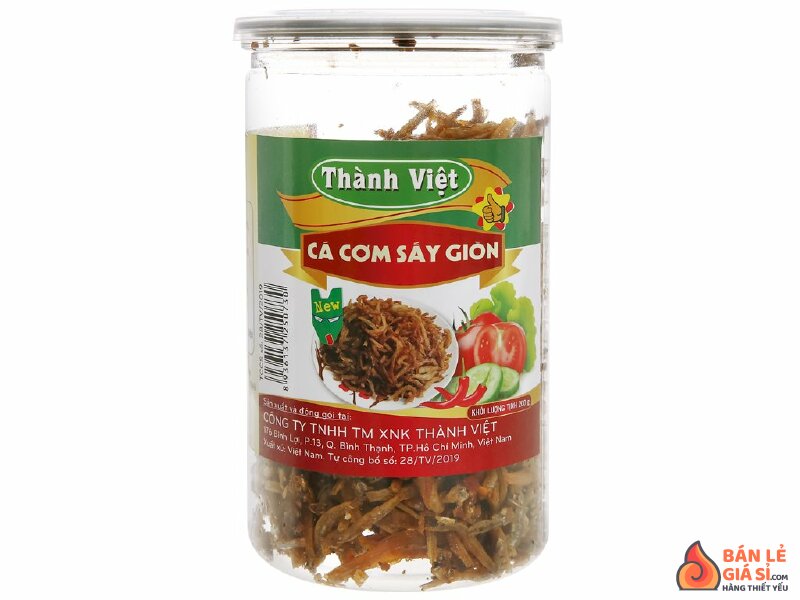 Cá cơm sấy giòn Thành Việt hũ 200g