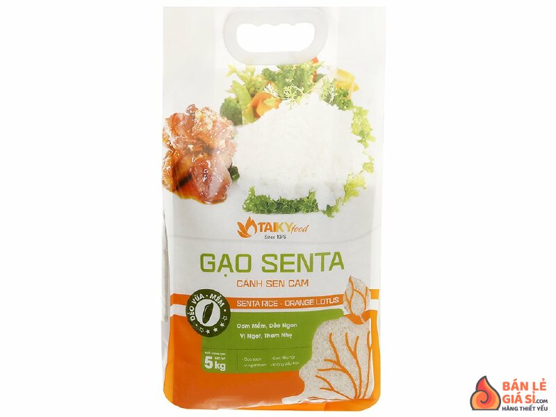 Gạo Senta Cánh Sen Cam Tài Ký túi 5kg