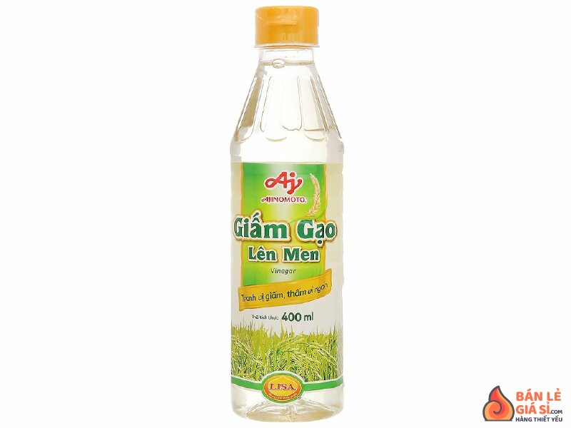 Giấm gạo lên men Ajinomoto chai 400ml