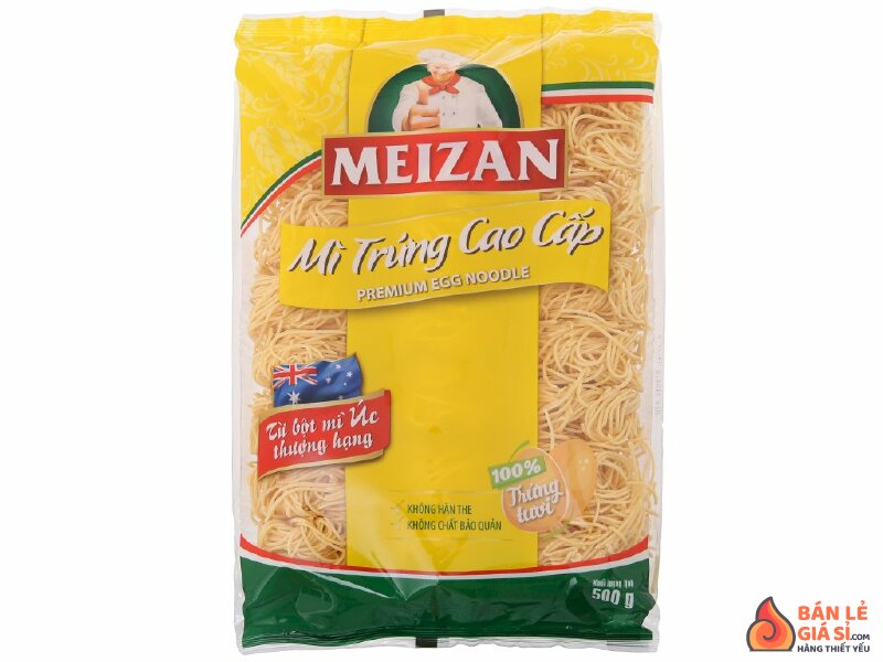 Mì trứng cao cấp Meizan gói 500g