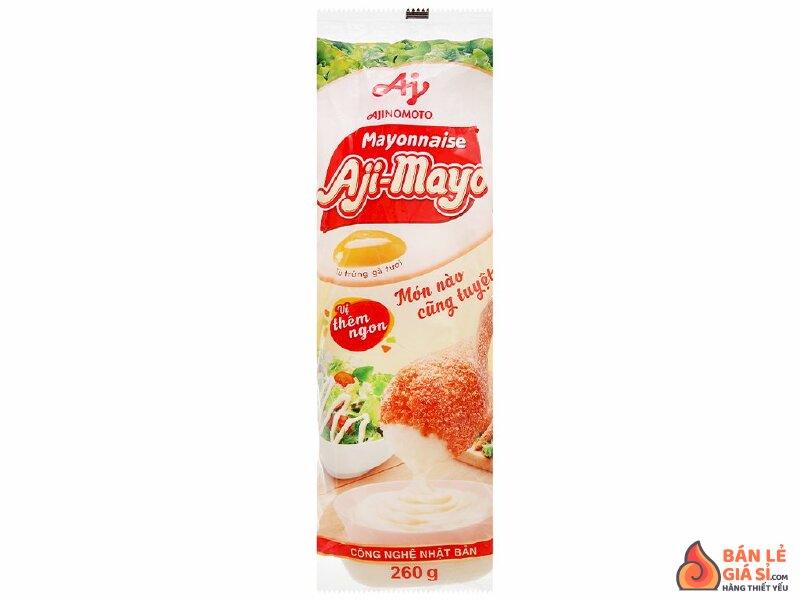 Sốt mayonnaise Aji-mayo Ajinomoto chai 260g