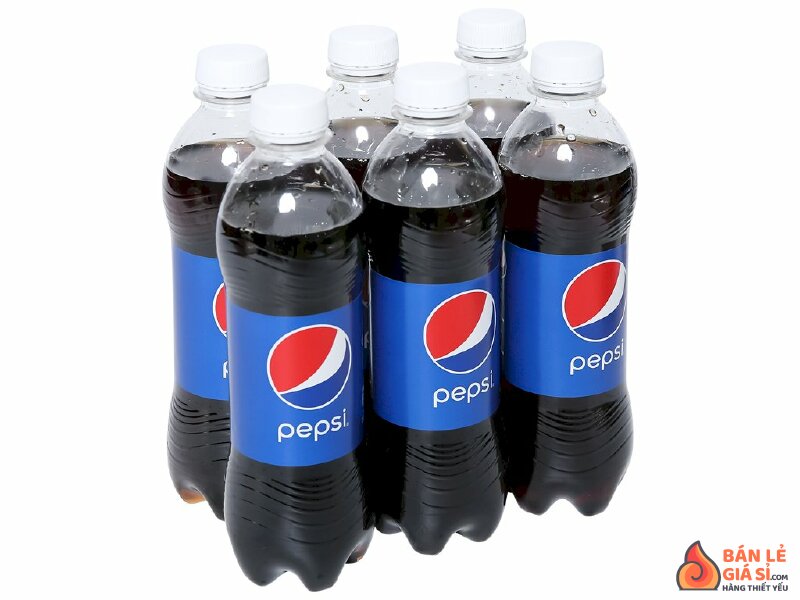 6 chai nước ngọt Pepsi Cola 390ml