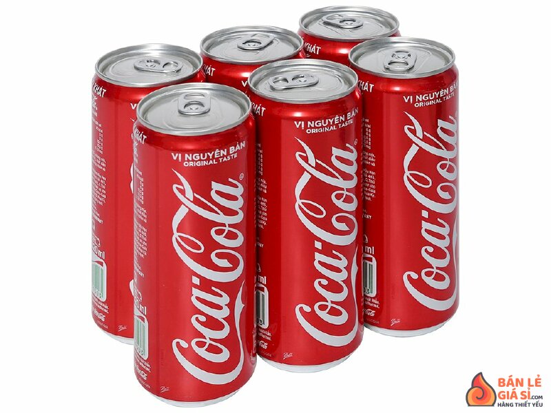 6 lon nước ngọt Coca Cola 320ml