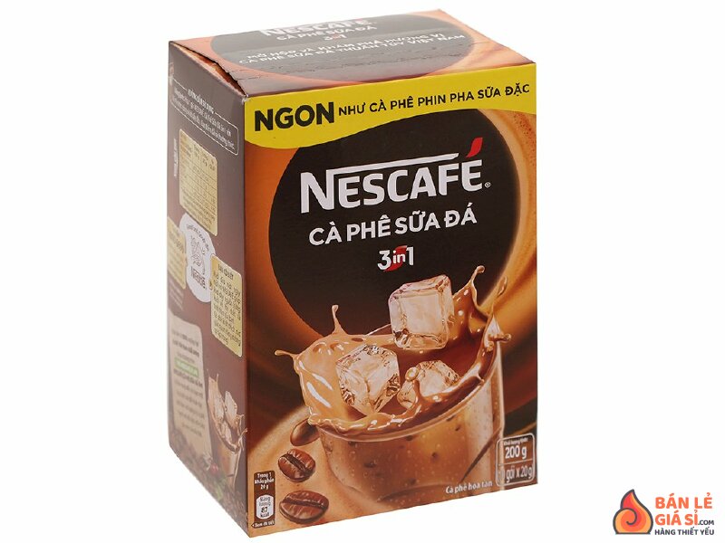 Cà phê sữa đá NesCafé 3 in 1 200g (10 gói x 20g)