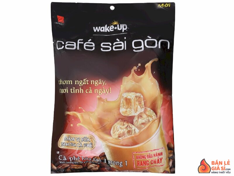 Cà phê sữa Wake Up Café Sài Gòn 456g (24 gói x 19g)