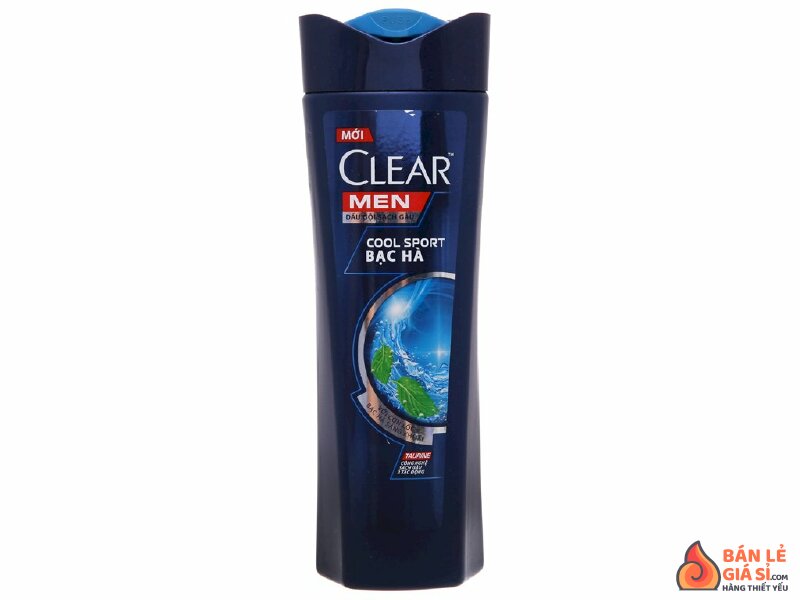 Dầu gội sạch gàu Clear Men Cool Sport bạc hà 359ml