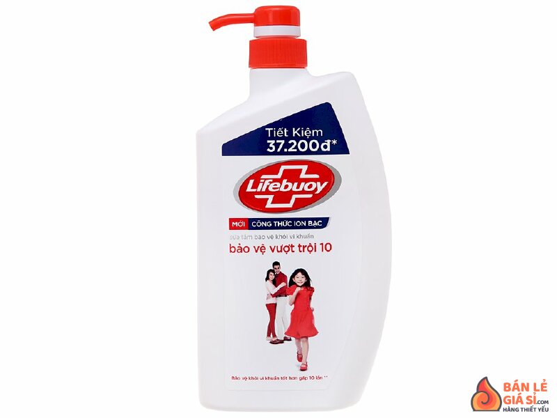 Sữa tắm bảo vệ khỏi vi khuẩn Lifebuoy bảo vệ vượt trội 833ml